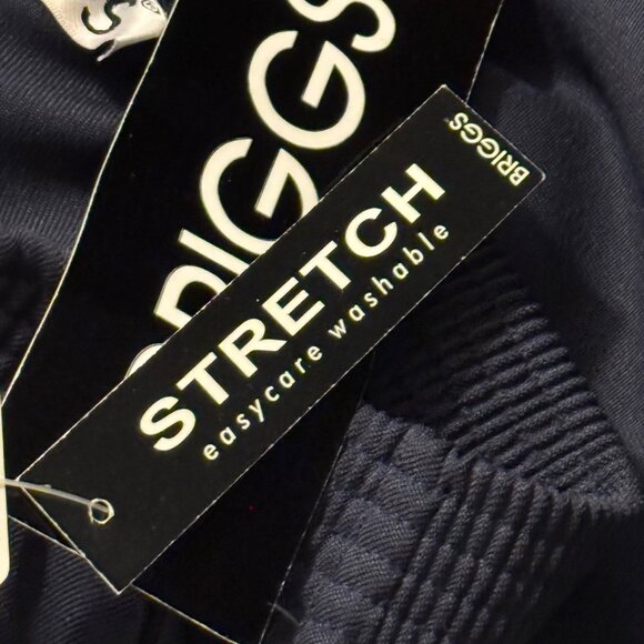 Briggs Womens Stretch Pants 16W Easycare Washable Navy Blue pants. NWT - Picture 4 of 12